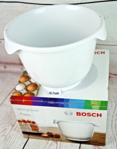 Bosch MUZ9KR1 Kunststoff Rührschüssel für OptiMUM 5,5 Liter Griffe Weiß 17000929 - Bild 1 von 2