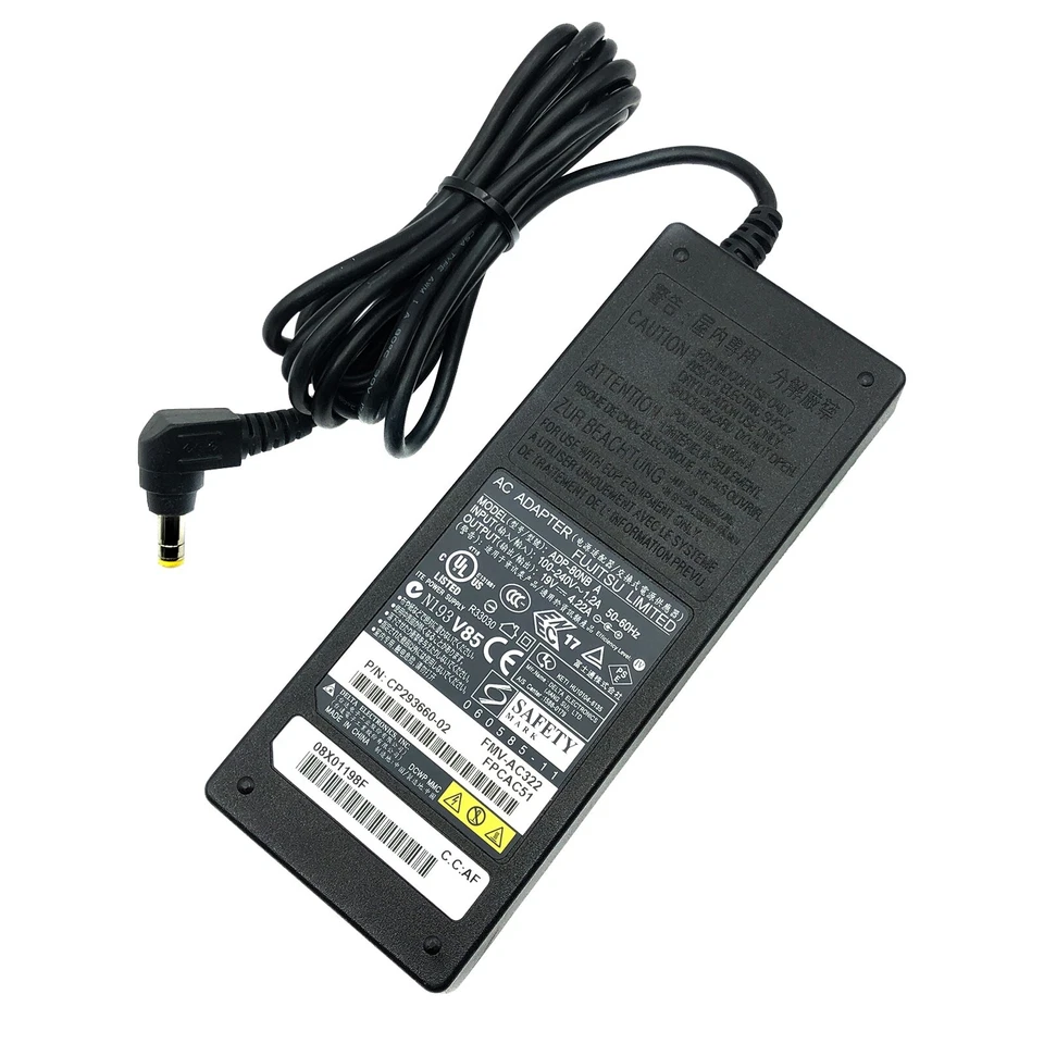 Adaptador de CA Fujitsu 80 W OEM para tableta portátil LifeBook T4210 T4215 T4310 T4410 Foto 4 de 4