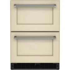 KitchenAid KUDR204KPA 24" Panel-Ready Undercounter Double-Drawer Refrigerator