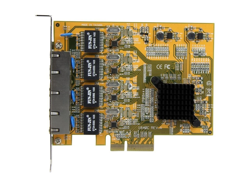 StarTech.com 4-Port PCI Express Gigabit Network Adapter Card, Quad-Port PCIe - Image 2 of 4
