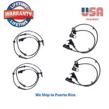 4 ABS Wheel Speed Sensor Front, Rear Left & Right Fit Infiniti G25 G35 G37 2WD