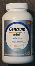 Centrum Minis Men 50 + Multivitamin/Multimineral 280 ct Exp 7/26 Buy More & Save