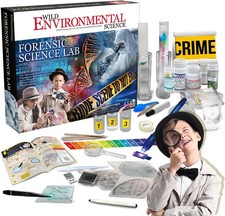 Wild Environmental Science Forensic Science Lab - Crime Scene Science Kit - Age