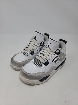 #ad Nike Air Jordan 4 Retro PS #x27;Military Black#x27; 2021 BQ7669 111 Little Kids Size 11C $39.99