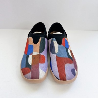 Women s Size 8.5 UIN Slip-On Shoes Shall We Dance Art Travel Comfort Flats