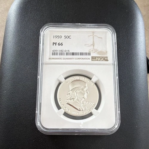 1959 Franklin Half Dollar NGC PF 66 Proof Silver Philadelphia
