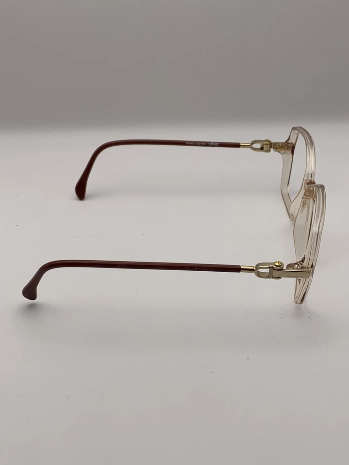Vintage Silhouette Eyeglasses SPX M1766 56-12-135 Brown Clear Austria Oversized - Image 3 of 4