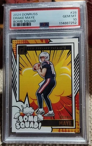 2024 Panini Donruss - Bomb Squad Drake Maye #28 (RC)
