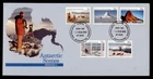 DR WHO 1985 AUSTRALIAN ANTARCTIC TERRITORY FDC SCENES COMBO DAVIS R69346