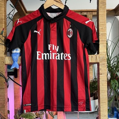 Puma AC Milan Fly Emirate  Home Soccer Shirt/Jersey Youth L