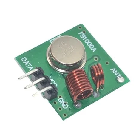 433Mhz Wireless RF Transmitter Module + Receiver Alarm Arduino DIY - Image 3 of 4