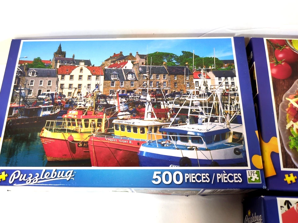Puzzlebug/CraZArt  Puzzles 500  pieces lot of 8   Lot 2 - Image 2 of 4