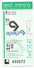 Judaica Israel Conex Bus Ticket