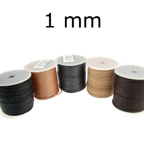 100 Meter Lederschnur Ø 1 / 1,5 / 2 / 3 mm Lederriemen, Lederband - Farbwahl - Bild 6 von 72