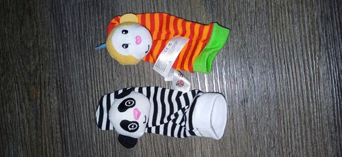 Socken Babysocken Rasselsocken Plüsch Spielzeug - Bild 2 von 3