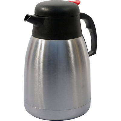 2L S/Steel Vacuum Kettle Flask Dispenser Hot Cold Tea Coffee Insulated Air Pot 2L S/Steel Vacuum Kettle Flask Dispenser Hot Cold Tea Coffee Insulated Air Pot