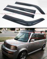 JDM WAVY STYLE SMOKED WINDOW VISOR RAIN/SUN VENT SHADE FOR 2003-2007 SCION XB BB