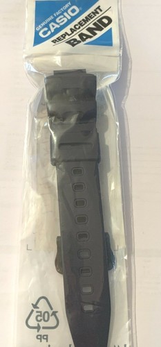 Genuine Casio originale  Cinturino per TRT-500-2BVSC silicone blu - Picture 1 of 2