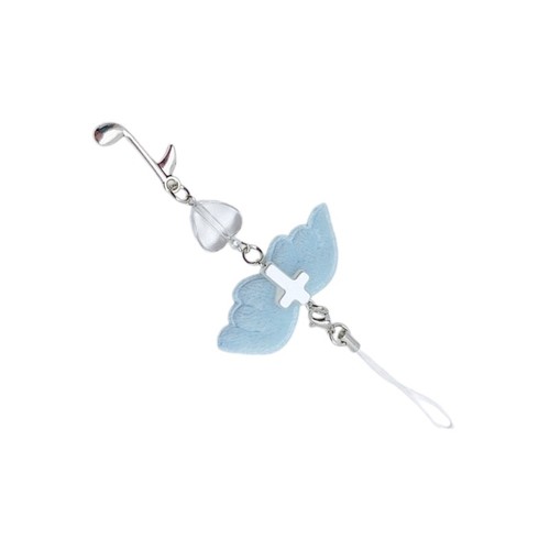 Elegant Heart shaped Phone Pendant Fashionable and Eye catching Phone Accessory - Zdjęcie 9 z 9