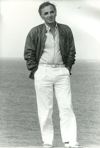 CHANGON CINEMA Original Photograph by Charles AZNAVOUR by Alain MAROUANI 1
