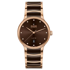 Rado Centrix Automatic Diamonds Stainless Steel Brown Dial Men's Watch R30017732