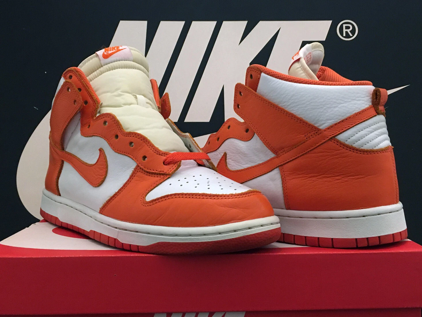 NIKE DUNK RETRO QS UK10 EU45 SYRACUSE OG BTTYS HI JORDAN 1 VINTAGE 2016 SUPRÊME RARE