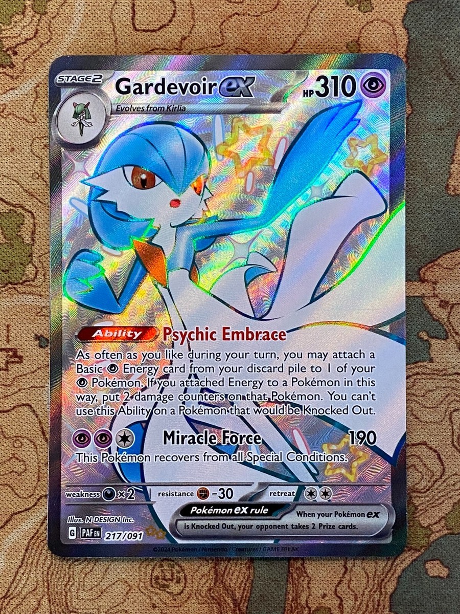 Pokemon Card TCG - Gardevoir ex 217/091 Shiny Ultra Rare Paldean
