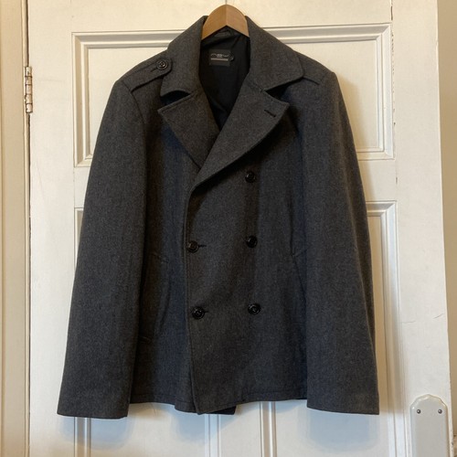 New Look large Men’s Grey Overcoat - Picture 2 of 6