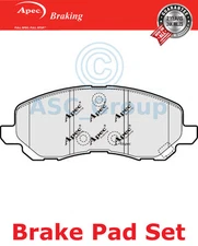 Apec Front Brake Pads Set EO Quality Replacement PAD1545