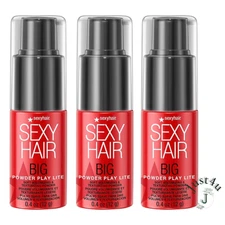 Big Sexy Hair Powder Play Lite Soft Volumizing & Texturizing Powder, (3Pack)