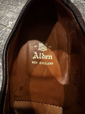 Alden 9432S Plain Toe Blucher Shoe