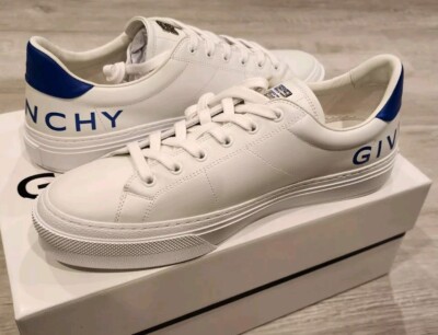 Givenchy Mens City Sport White Blue Sneakers, Size 11US (44  display picture 2