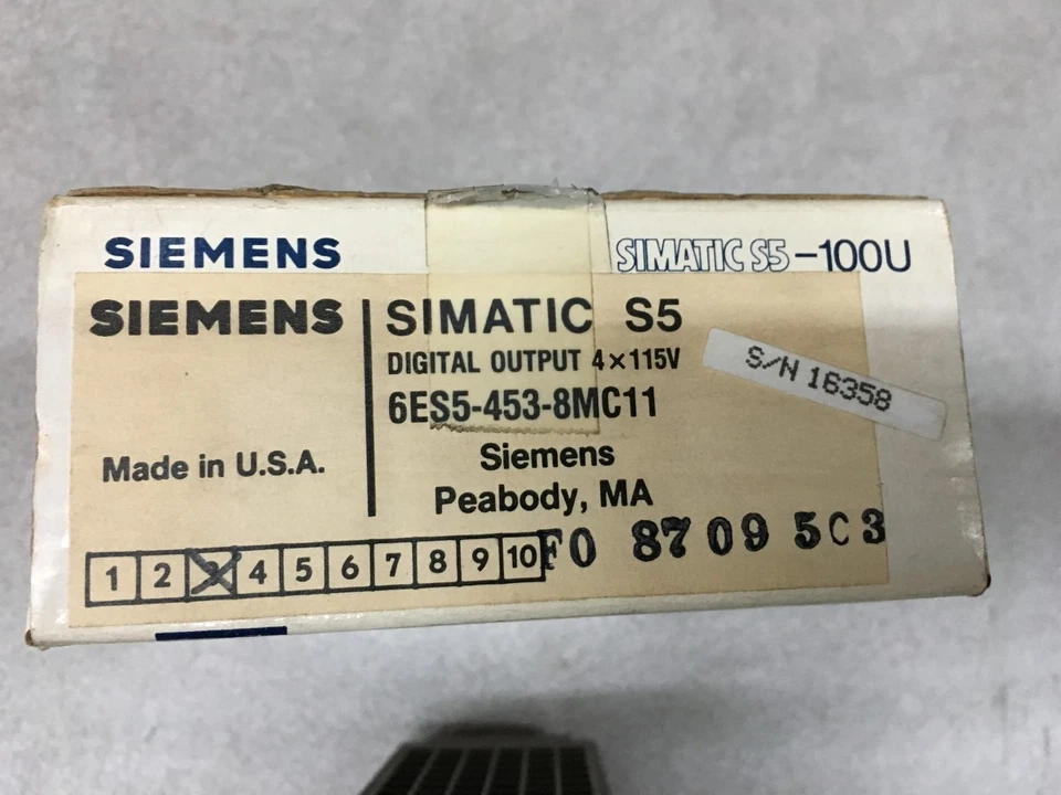 NEW IN BOX SIEMENS SIMATIC S5 DIGITAL OUTPUT MODULE 6ES5 453-8MC11 - Image 2 of 4
