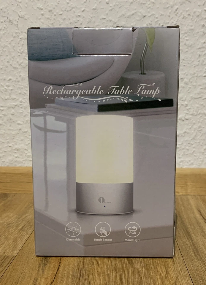 1byone LED Lampe Tischlampe Touch Sensor Dimmer Mehrfarbig einstellbar Stufenlos - Bild 3 von 4