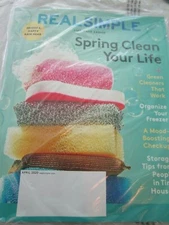 Real Simple Magazine April 2020 Spring Clean Your Life Storage Tips Brand New