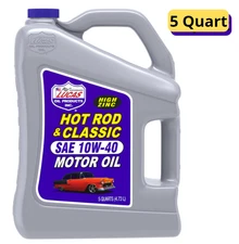 Lucas Oil Hot Rod & Classic Car 10W-40 Motor Oil Maximum Engine Protection, 5qt
