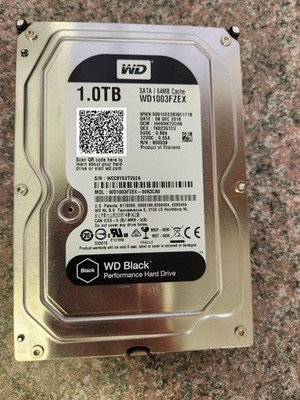Western Digital WD1003FZEX 1.0TB SATA hard drive Black | eBay