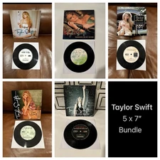 Taylor Swift - Five Different 7” Record Lathe Cut Artwork TS