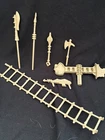 MOTU Castle Grayskull Parts Lot Ladder Weapons Vintage 1981 He-Man