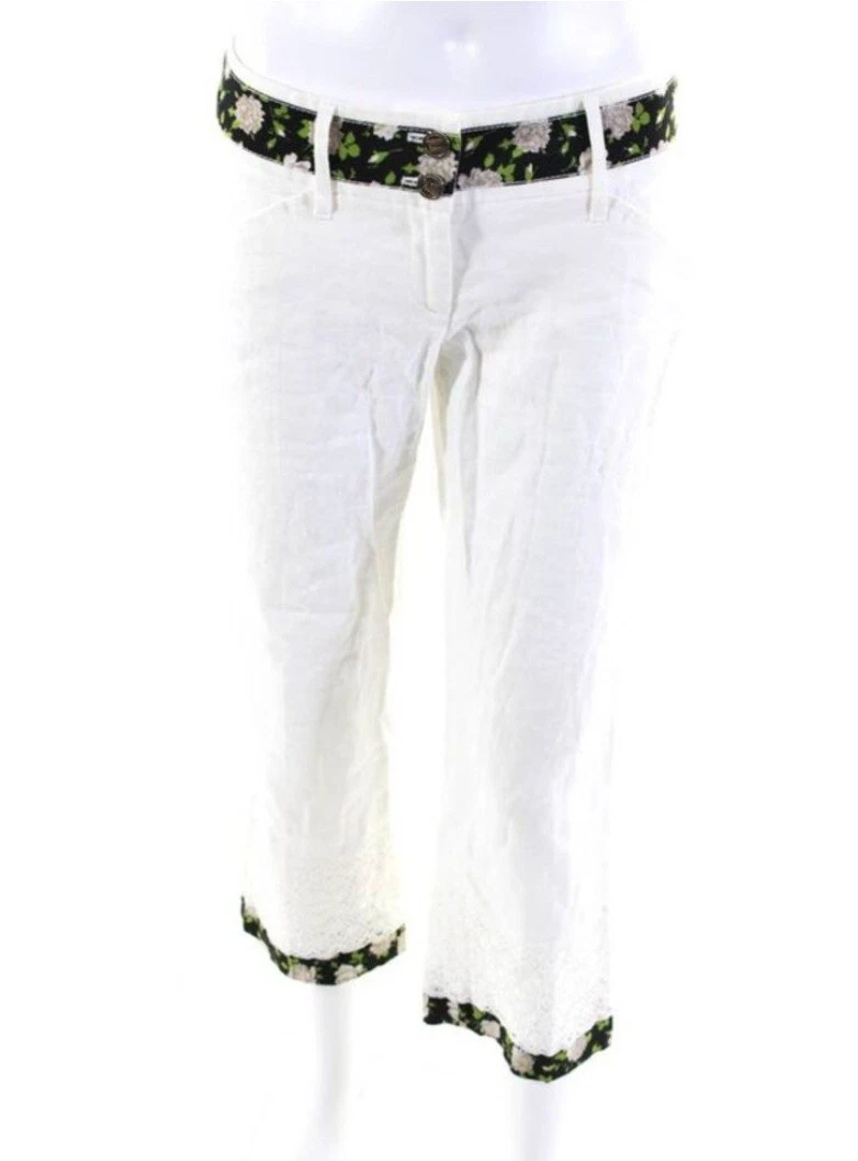 Dolce&Gabbana Linen Pants for Women for sale | eBay
