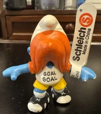 Schleich Peyo Smurfs Goal Getter Smurf New With Tag