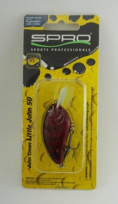 Spro SLJ50BCW Little John Köder Floater 2'' 1/2 Unze Farbe Blood Craw