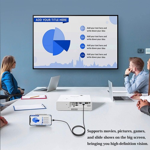 Apple MFi Certified Lightning to HDMI Adapter for Phone to TV,Compatible - Photo 4/8