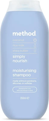 Method Moisturising Shampoo, Simply Nourish, Coconut, Rice Milk & Shea Butter S