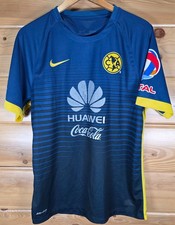 Nike Club America 2015 Soccer Jersey Huawei Banamex Diaz #9 Distress Large