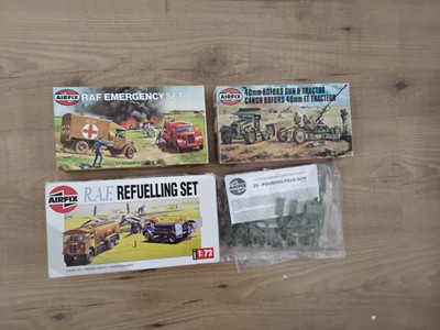 Air Fix Modellbausätze HO/00 Konvolut  von 4 Bausätzen
