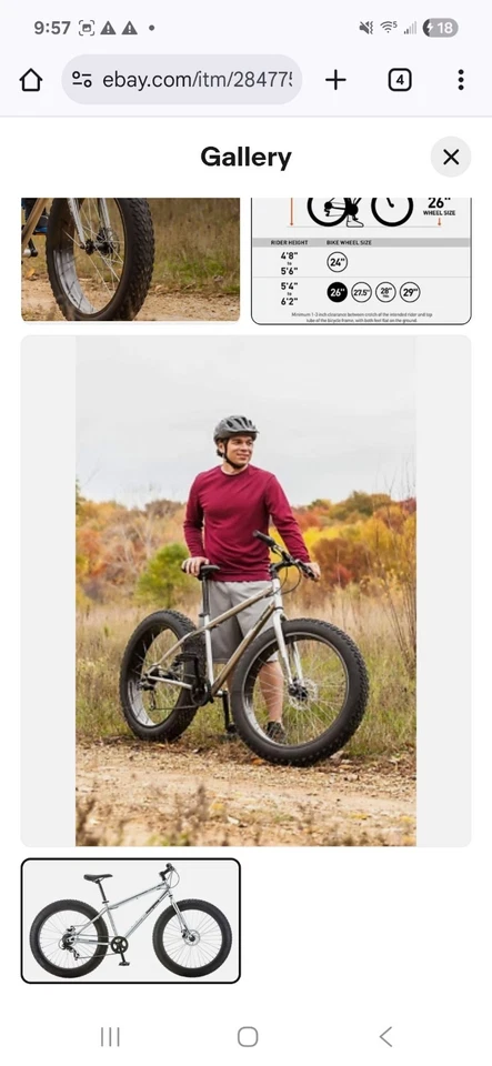 Bicicleta de Montaña 26" Malus Mongoose Interruptor 7 Velocidades Frenos de Disco Precisión Velocidad Nuevo Foto 2 de 4