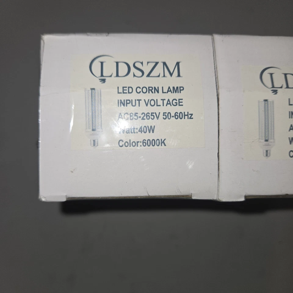 2 Pack 40W Corn LED Light Bulbs (300W Equivalent),E26/E27 Base, Ac85-265V - Image 2 of 4