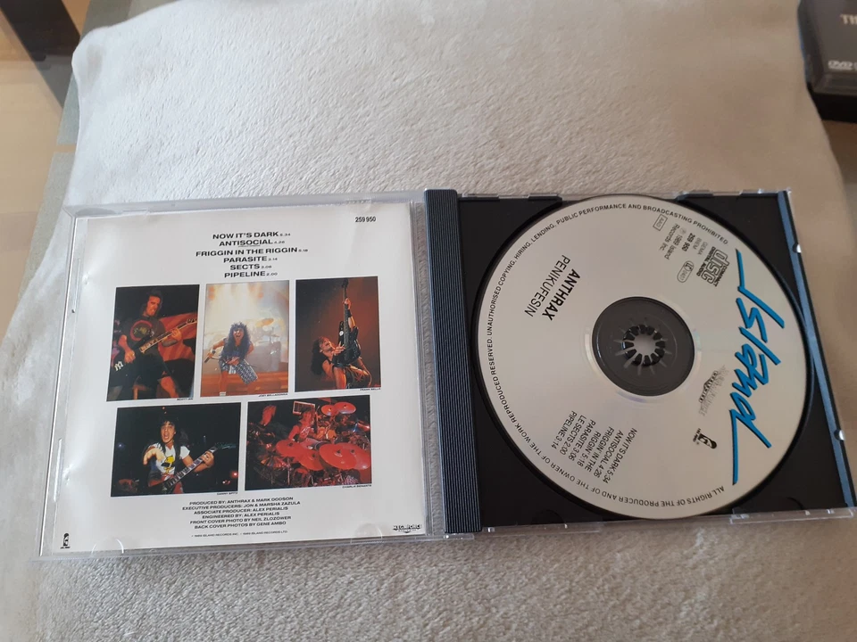 Anthrax – Penikufesin CD EP 1989 Island Records, Thrash Metal, Speed Metal, RAR - Bild 3 von 4