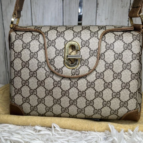 Sac à bandoulière Gucci GG Supreme Turnlock logo G /Occasion++